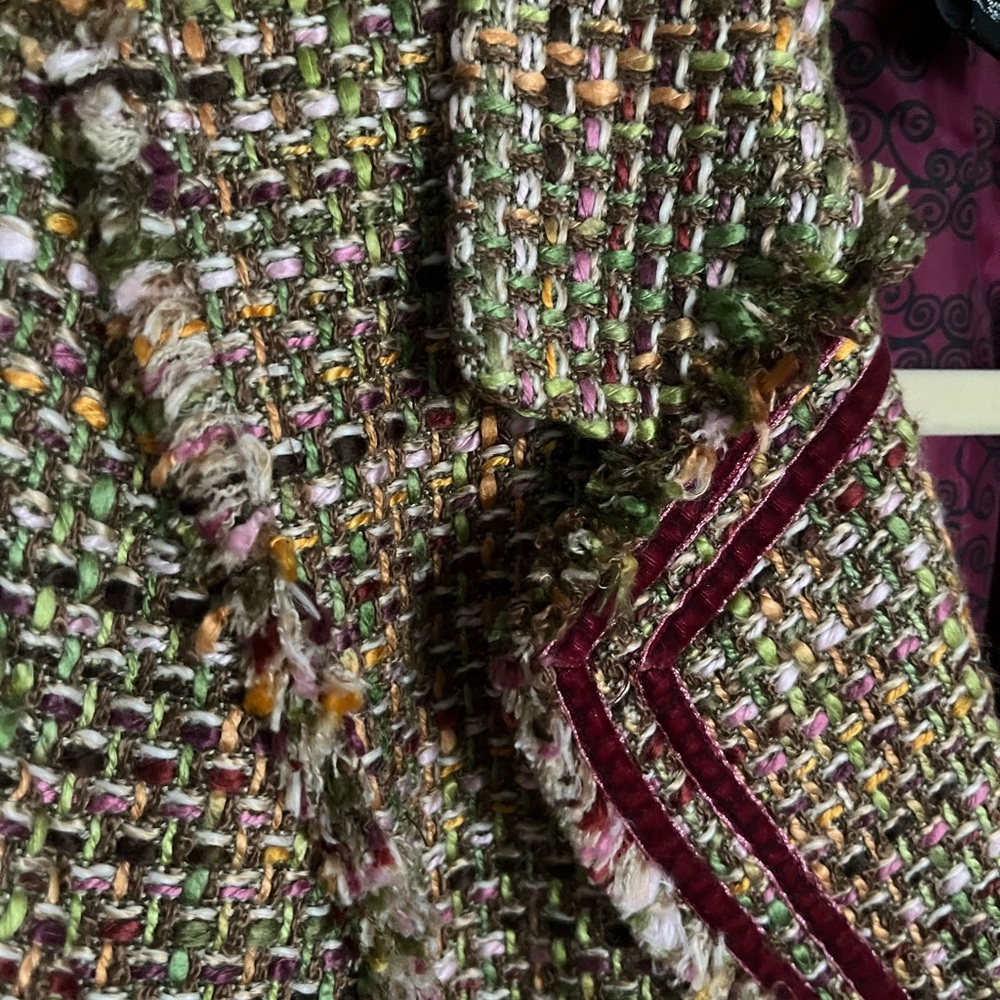 Dialogue Multicolor Tweed Blazer - image 6